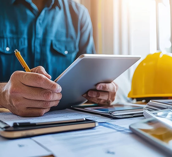 Ingénieur géotechnicien de Géofondation consultant des plans et notes de calcul lors de la phase étude d'exécution G3