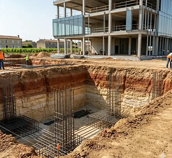 G2 pro - dimensionnement des fondations sur un chantier bordelais